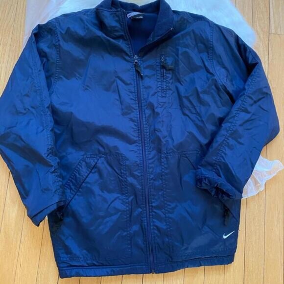 Nike Men's Navy Blue Windbreaker Jacket Medium - Picture 5 of 5